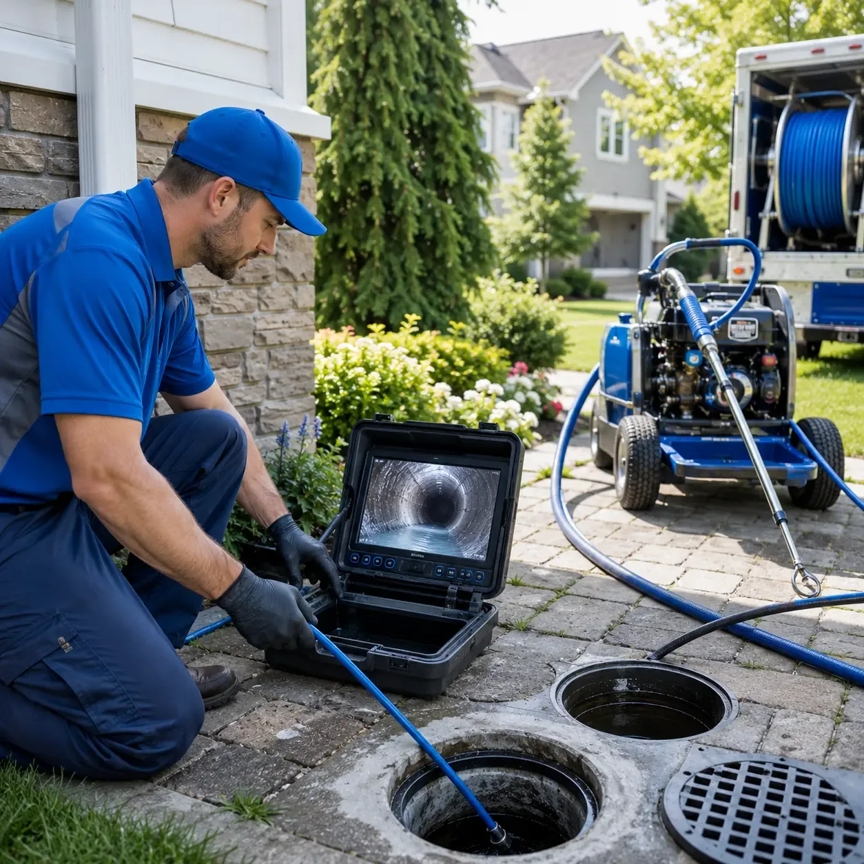 Outdoor drain cleaning professionals serving East Barre, VT